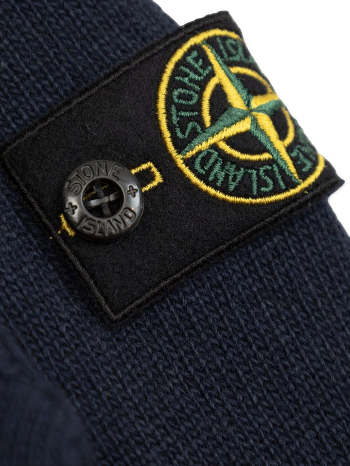 Maglione blu navy per bambino 65100002S00M1 V0020 Stone Island Kids 