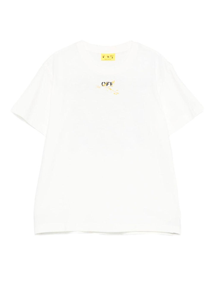 T-shirt bianco per bambino OBAA002F25JER00A 0118 Off White Kids 