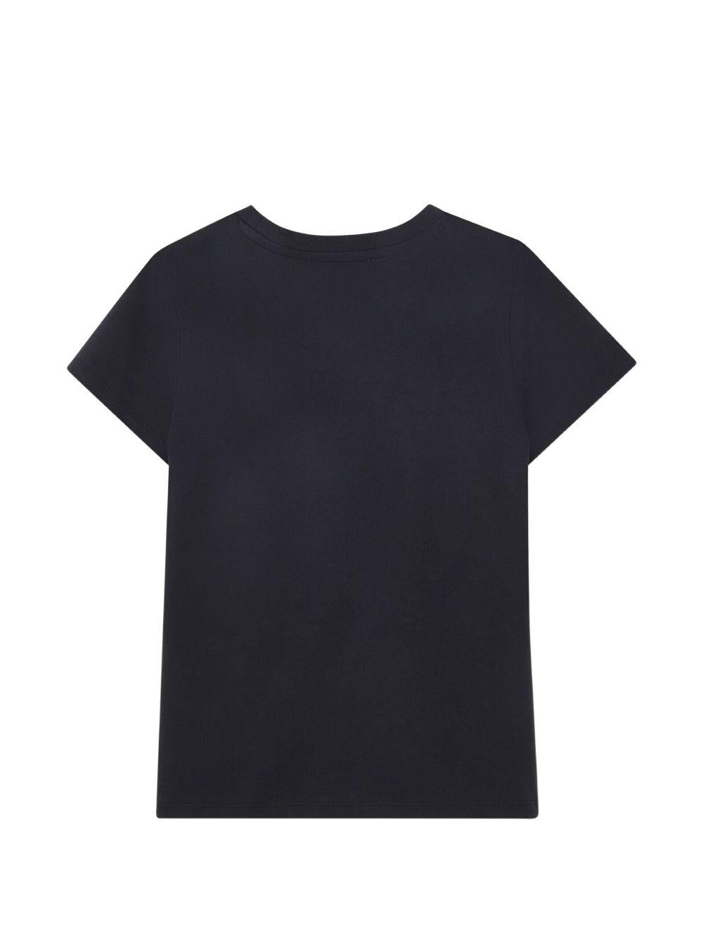T-shirt nero per bambina R30603 09B Michael Kors Kids 