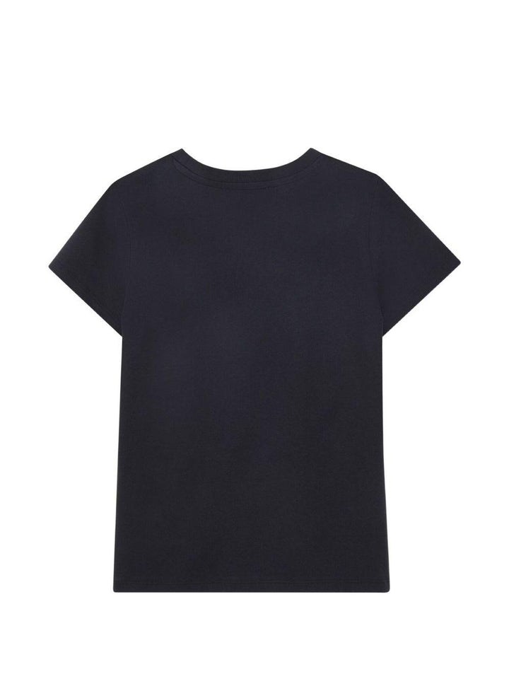 T-shirt nero per bambina R30603 09B Michael Kors Kids 