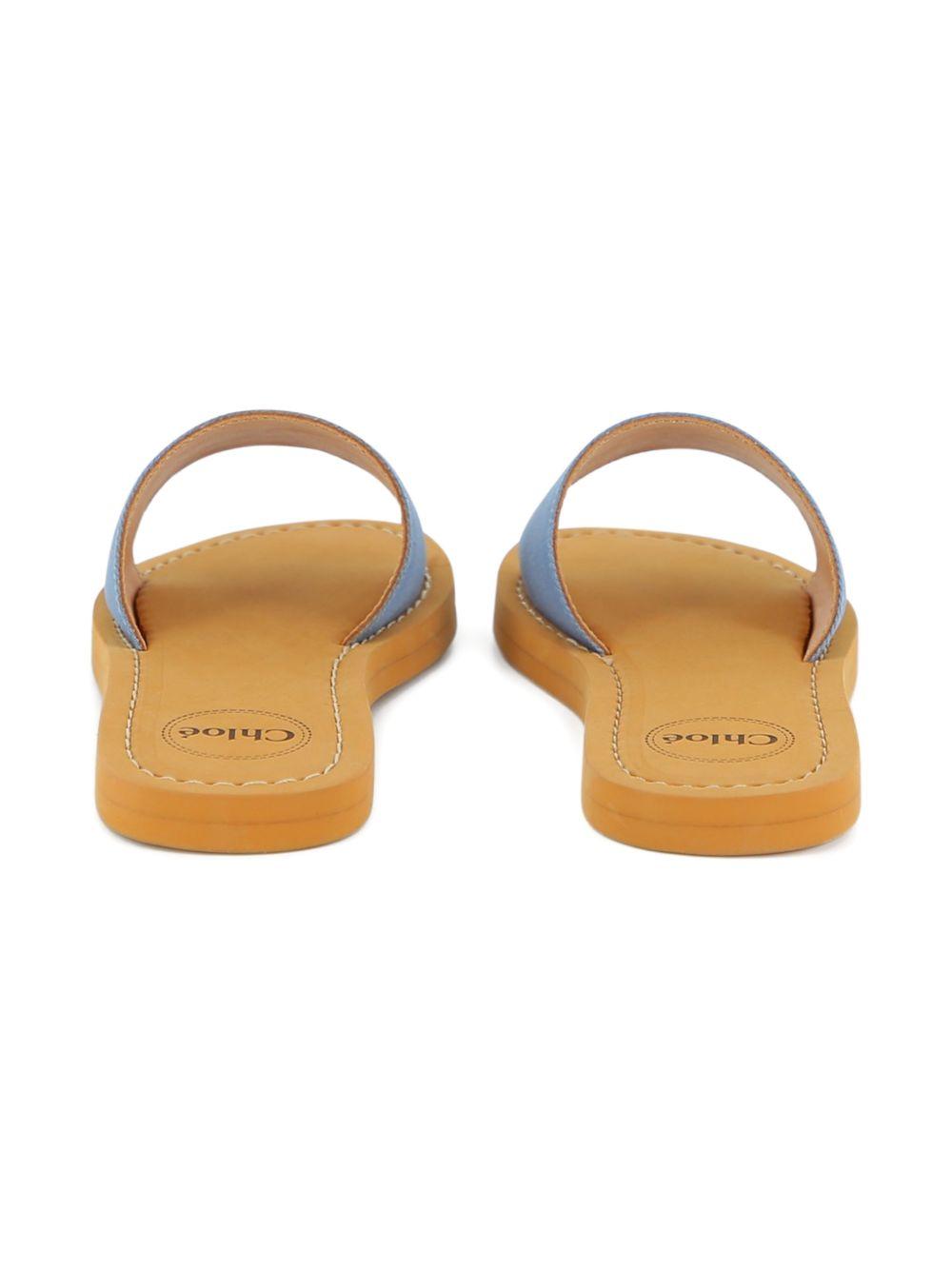 Ciabatta azzurra per bambina C20881 821 Chloe 