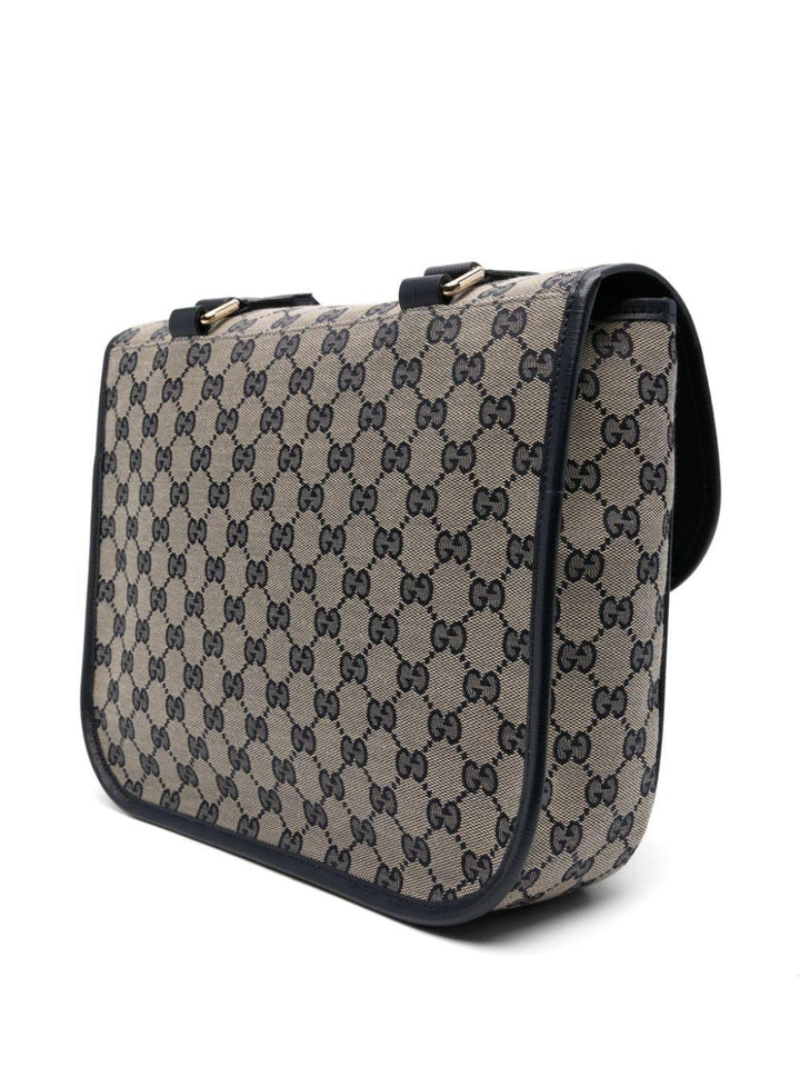 Borsa beige/blu navy per bambina