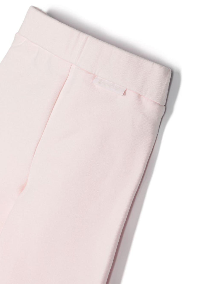 Pink sports outfit for baby girls with logo