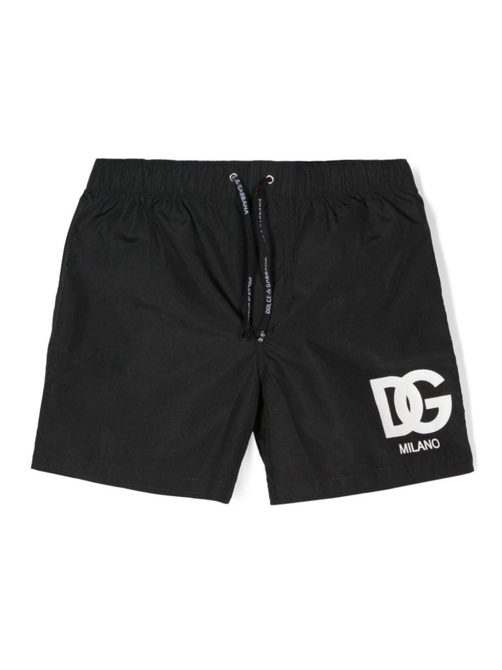 Costume nero con logo