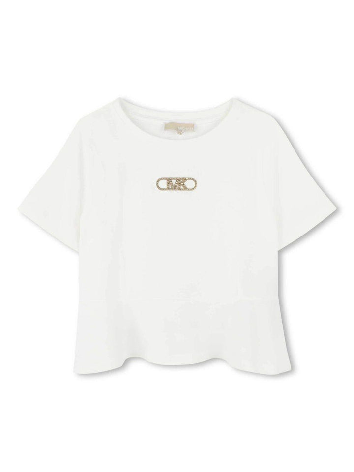 T-shirt bianca per bambina