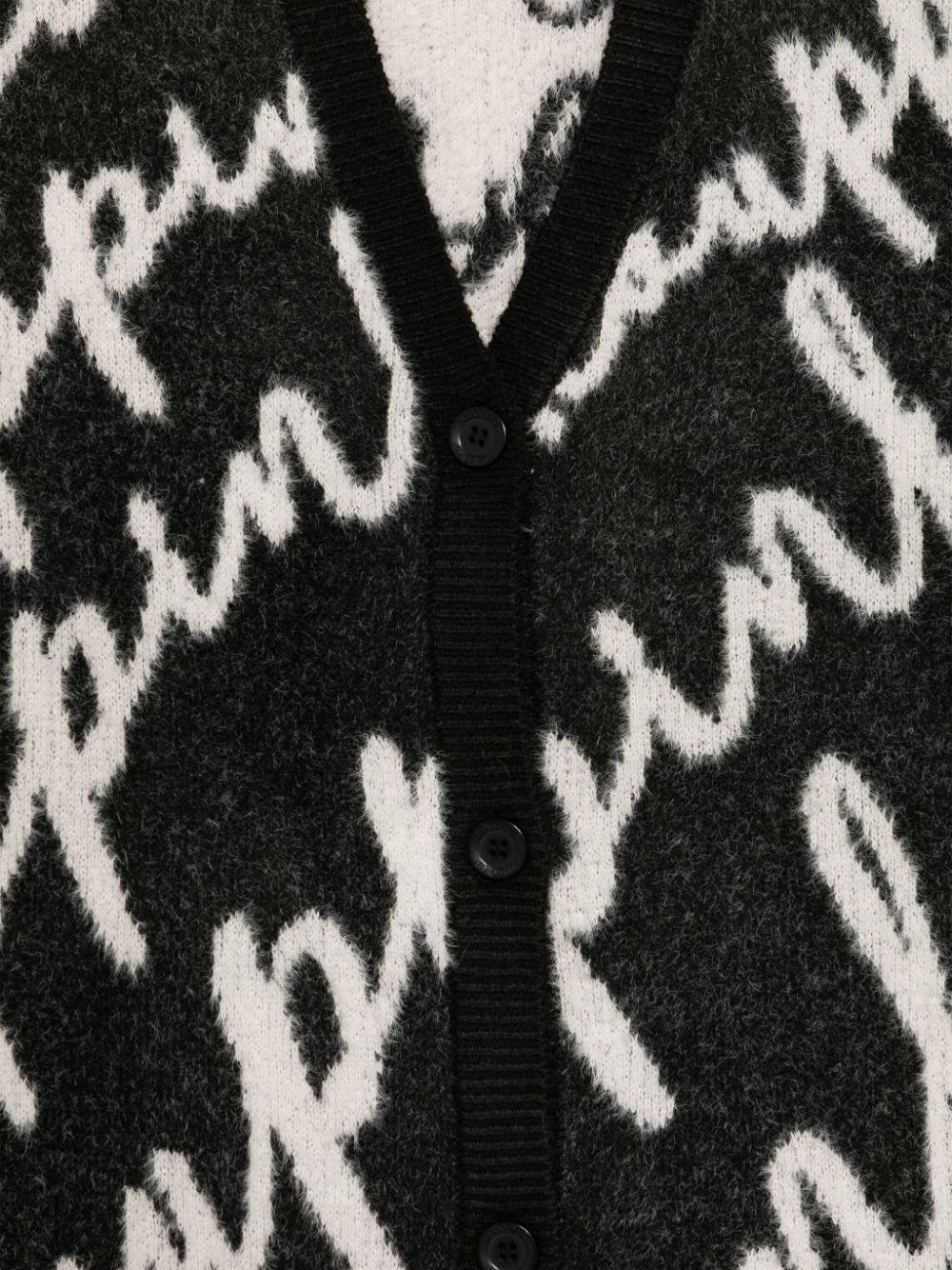 Black/white cardigan for girls