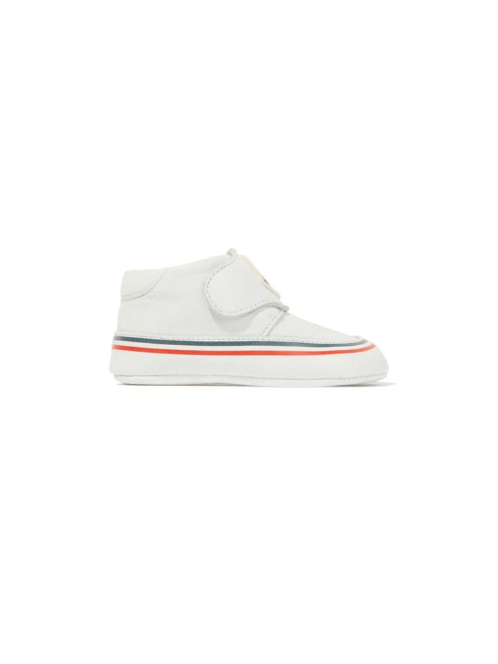 Sneakers bianche per neonato in pelle