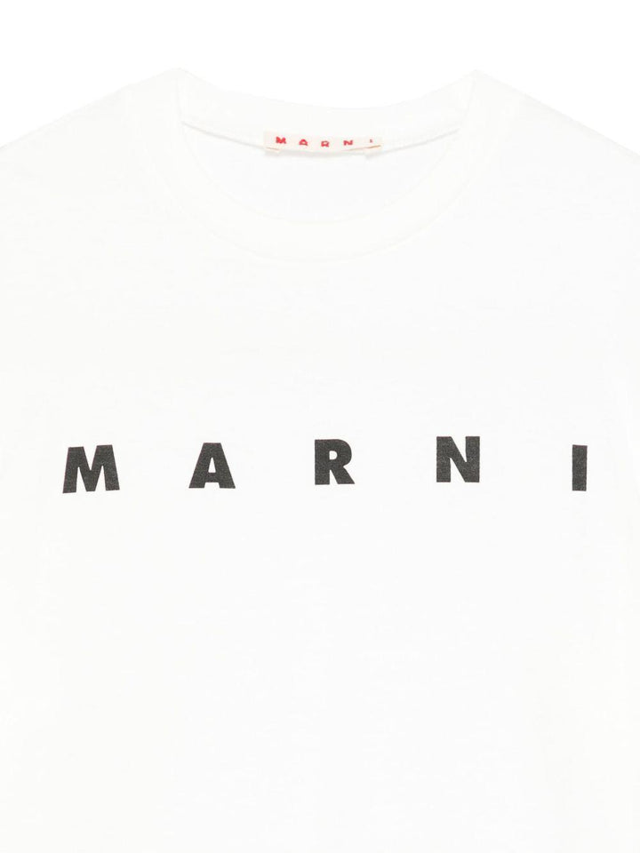 T-shirt bianca per bambino M01601M00RF 0M114 Marni Kids 
