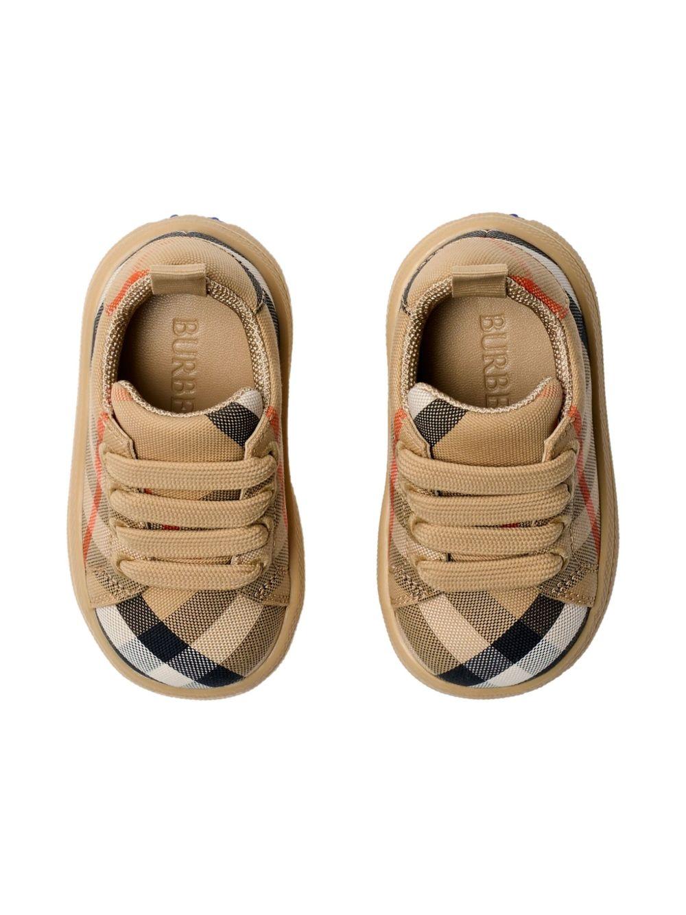 Sneakers beige sabbia per neonato 8108439 B9368 Burberry Kids 
