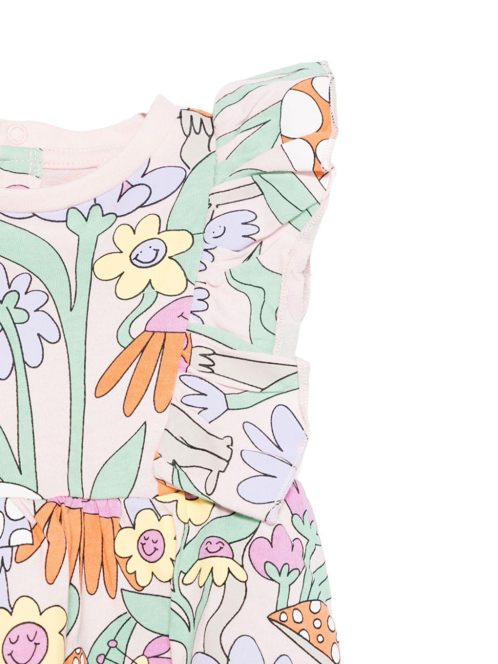 Light pink/multicolor dress for baby girl