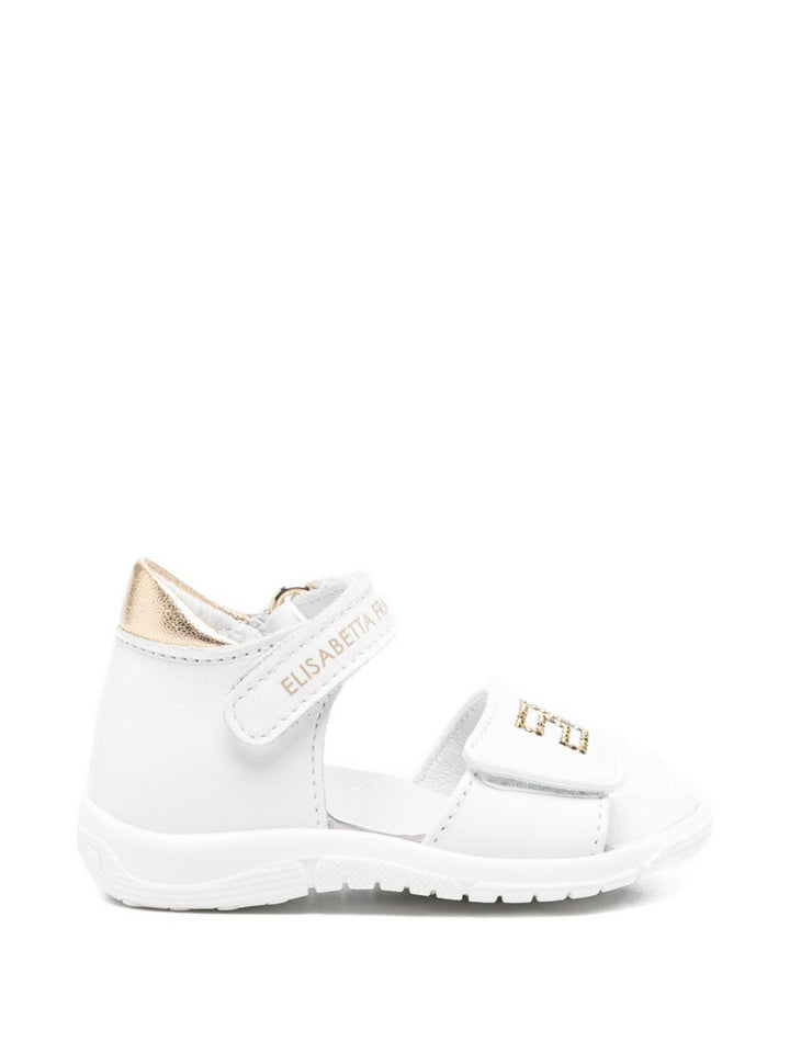 Sandali bianche per neonata F1A2E05410092 B093 Elisabetta Franchi Kids 