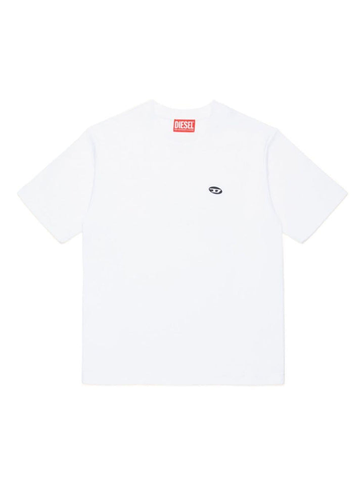 White cotton t-shirt for children