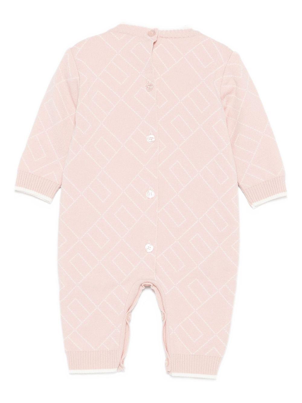 Tutina rosa per neonata ENTU142CFL229 D770 Elisabetta Franchi Kids 