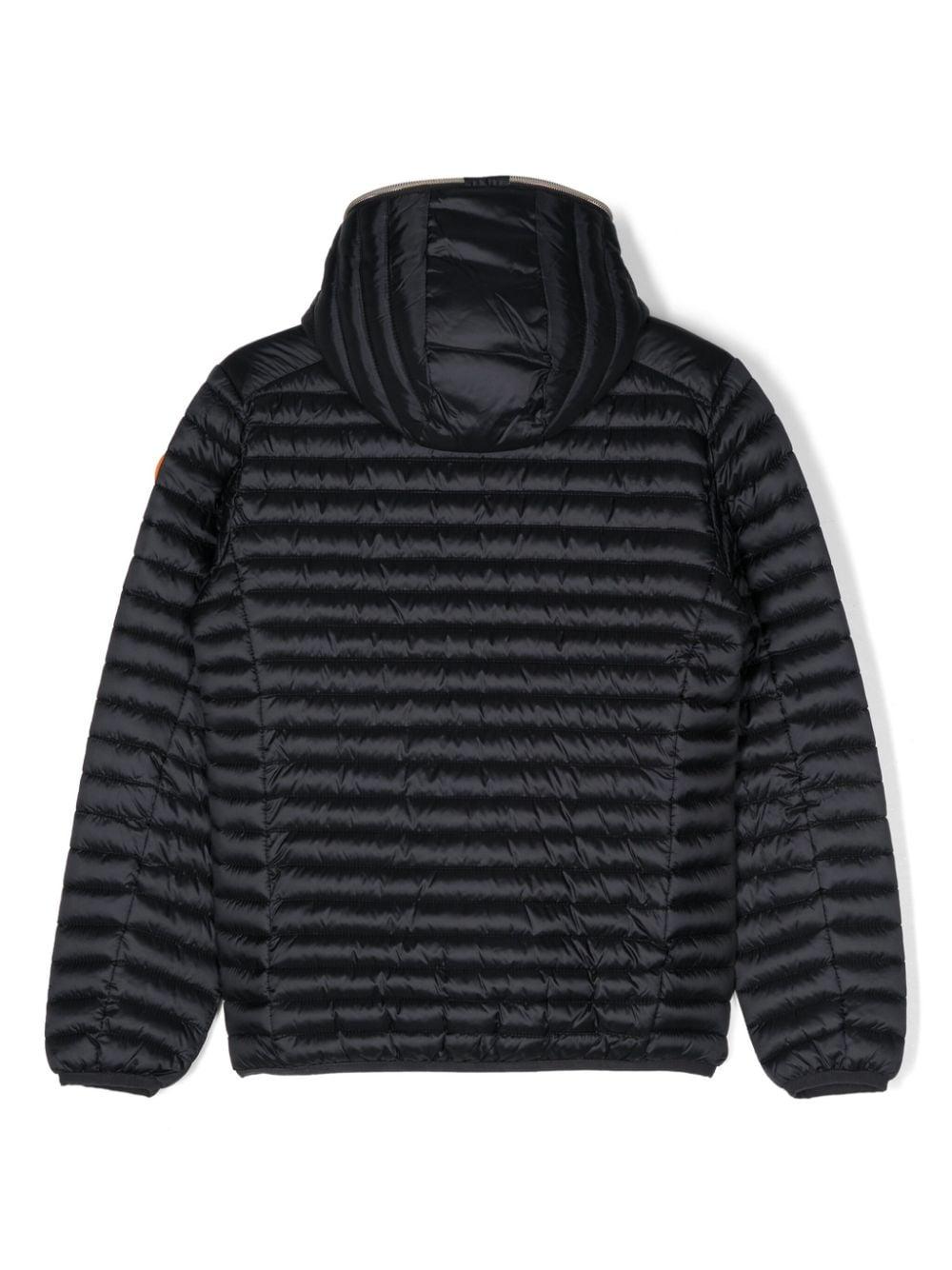 Save the Duck Kids Black Jacket for Girls