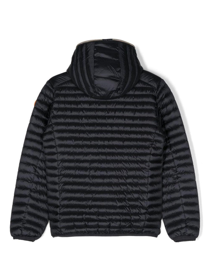 Save the Duck Kids Black Jacket for Girls