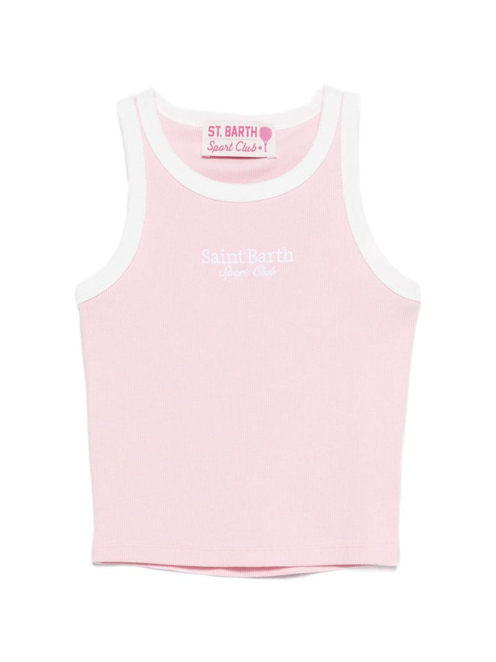 T-shirt rosa per bambina BLUE002 02360L MC2 Saint Barth Kids 