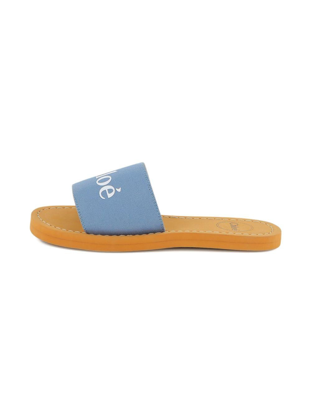 Ciabatta azzurra per bambina C20881 821 Chloe 