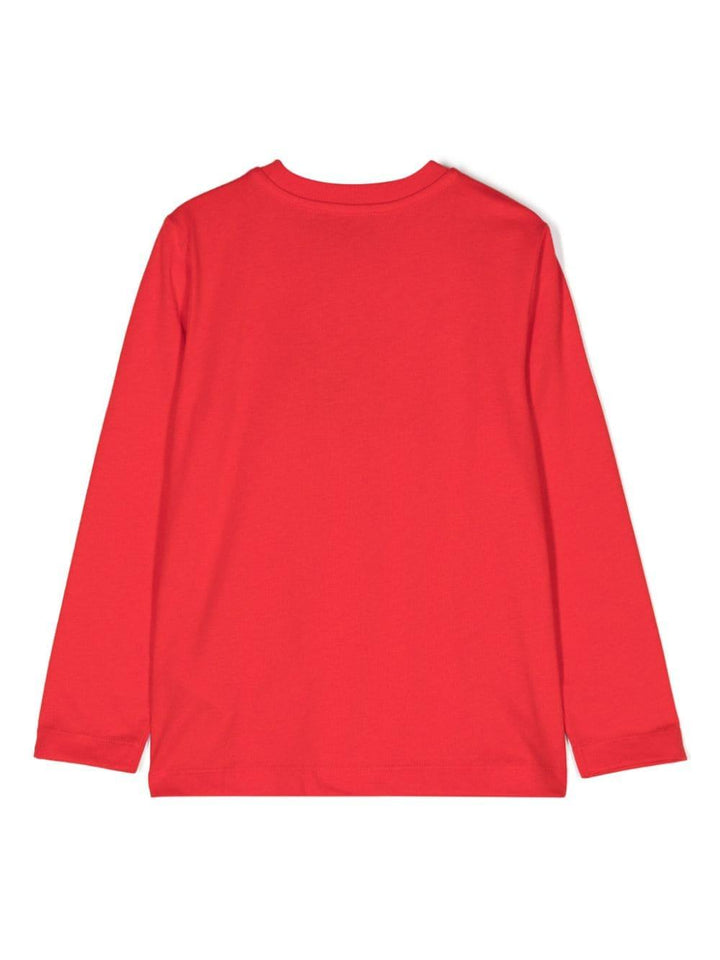 T-shirt per bambini in cotone rosso