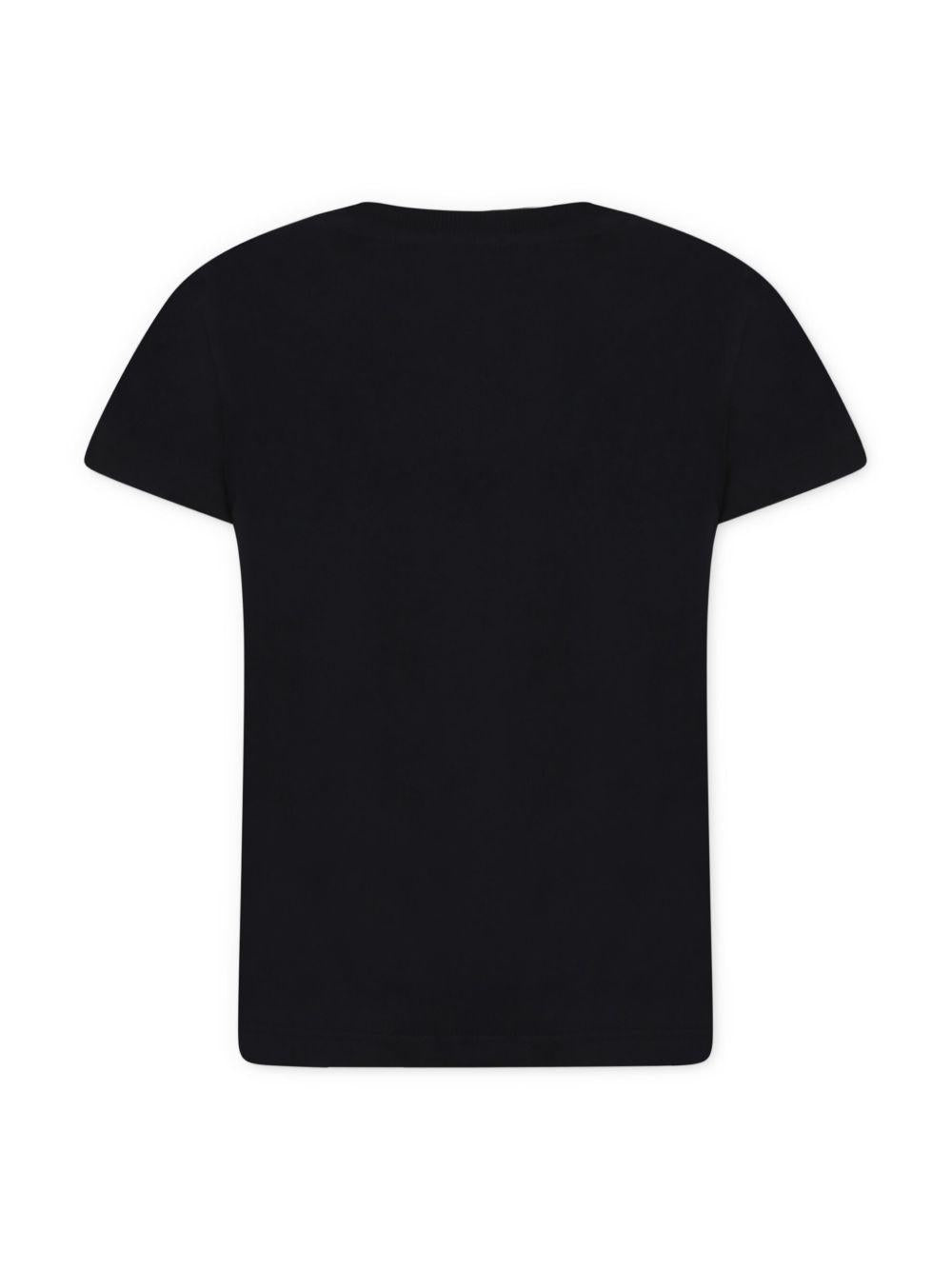 T-shirt nera per bambino