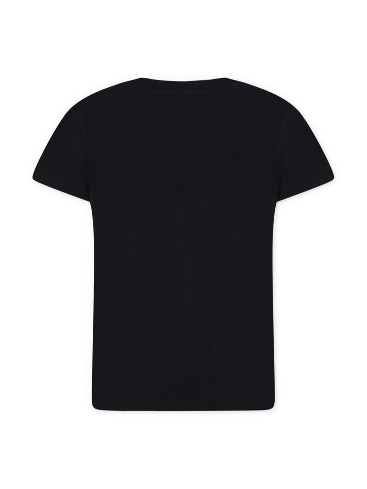 T-shirt nera per bambino