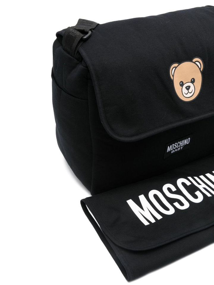 Borsa mamma nera per neonato MXX03DLCA40 60100 Moschino Kids 