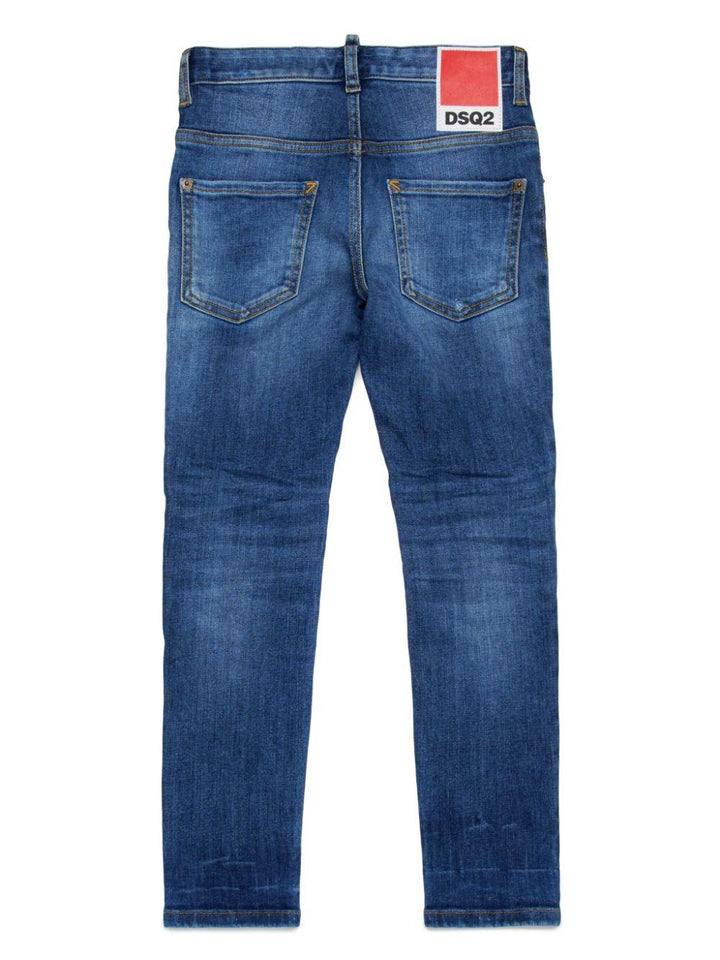 Jeans per bambino in denim blu DQ03LDD0A94 DQ01 Dsquared2 Kids 