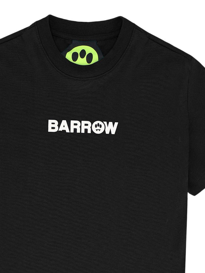 T-shirt nera per bambino F5BKJUTH123 110 Barrow Kids 