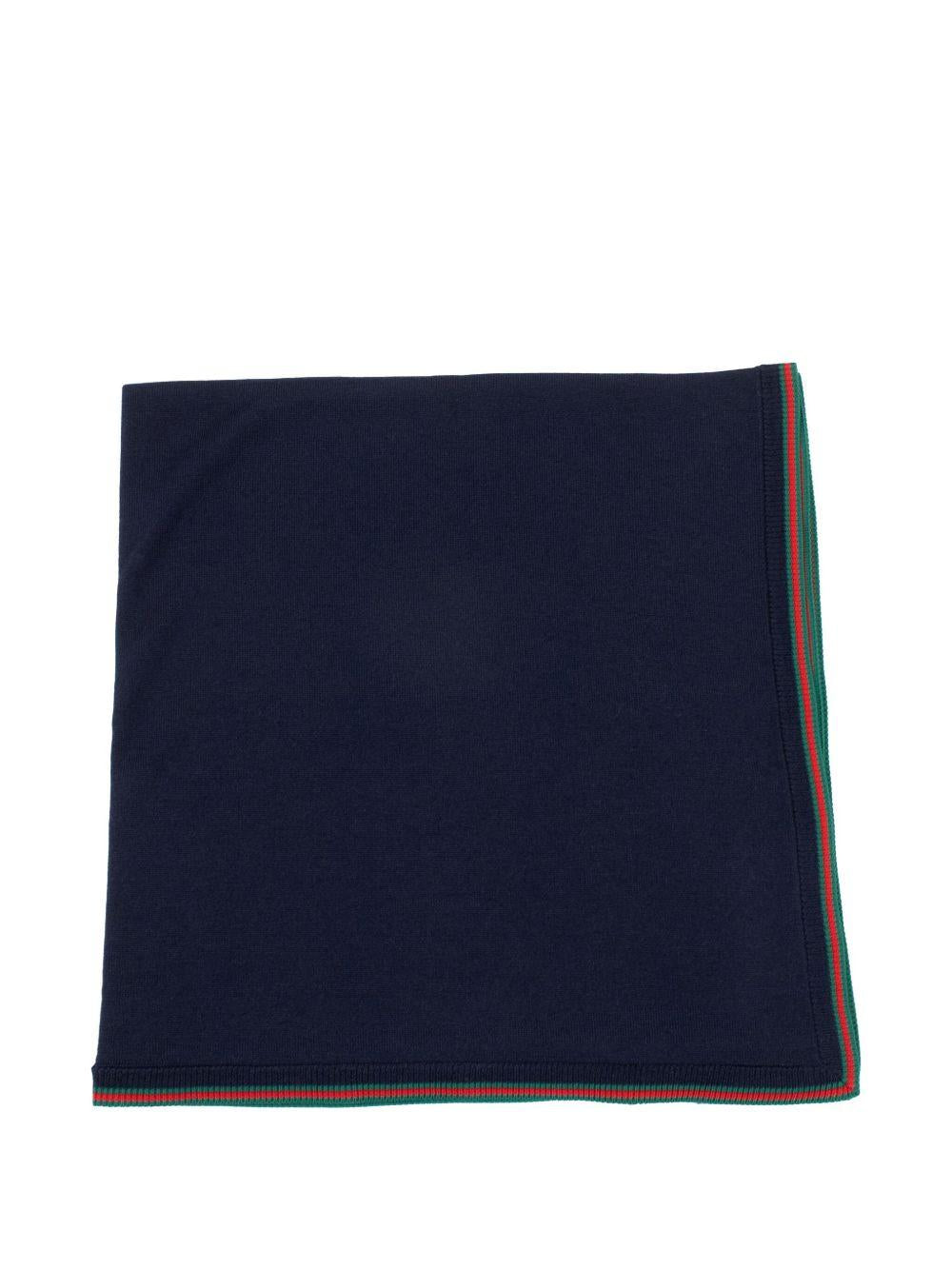 Coperta blu per neonato 8289163K206 4166 Gucci Kids 