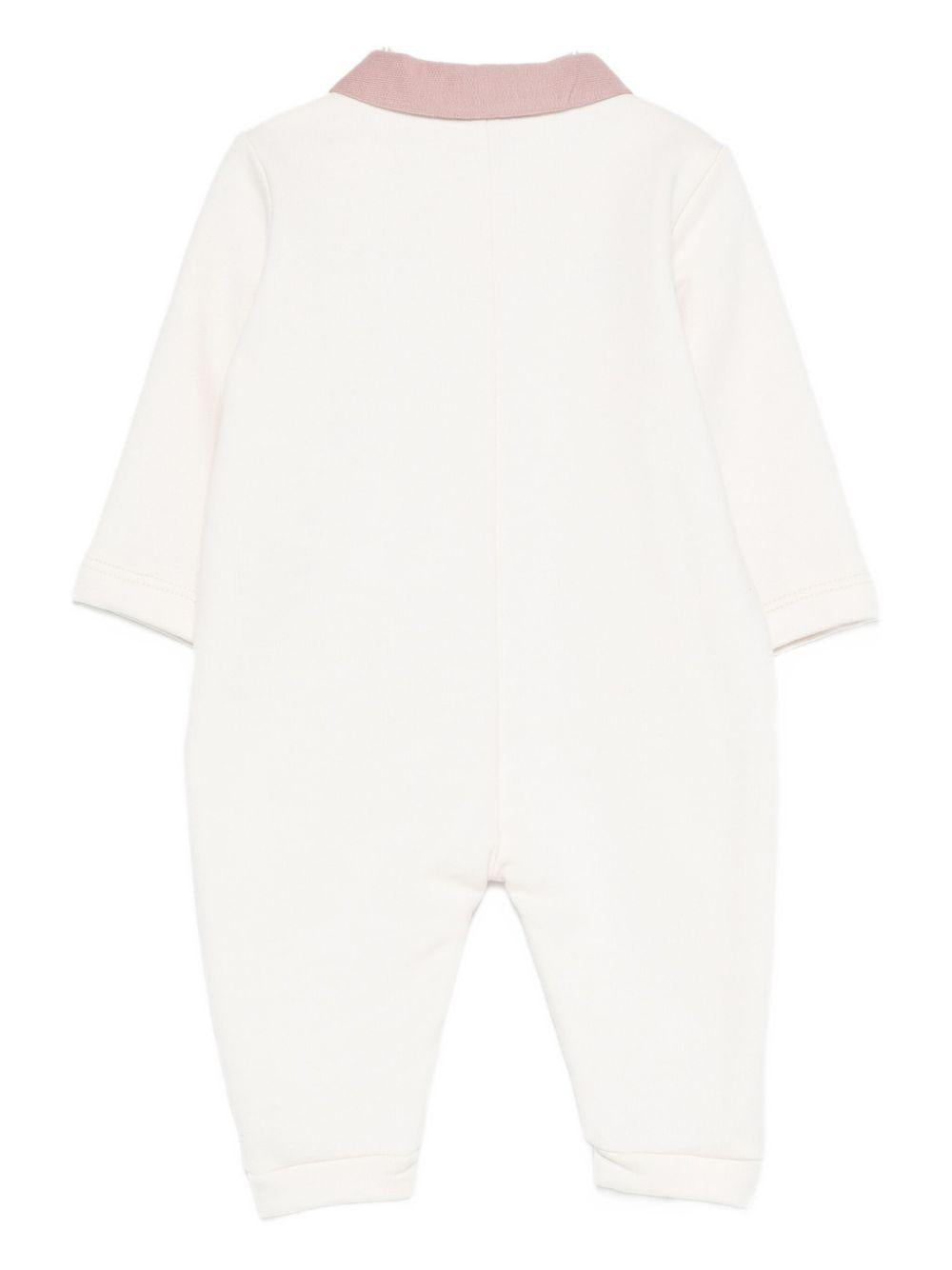 Tutina bianca per neonata ENTU1430FF002 D849 Elisabetta Franchi Kids 