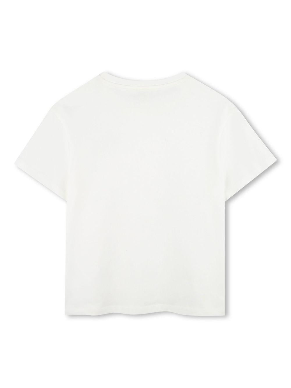 T-shirt bianca per bambina