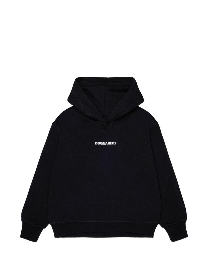 Felpa nera per bambino DQ3557D0AIZ DQ900 Dsquared2 Kids 