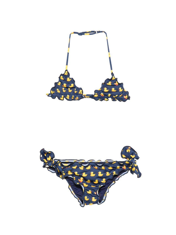 Costume due pezzi blu per bambina CRIS001 03152L MC2 Saint Barth Kids 