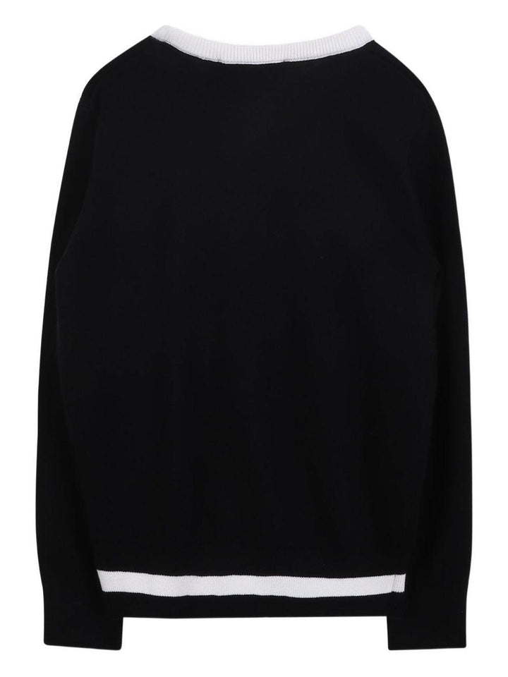 Maglione nero/bianco per bambino Z30936 M41 Karl Lagerfeld Kids 