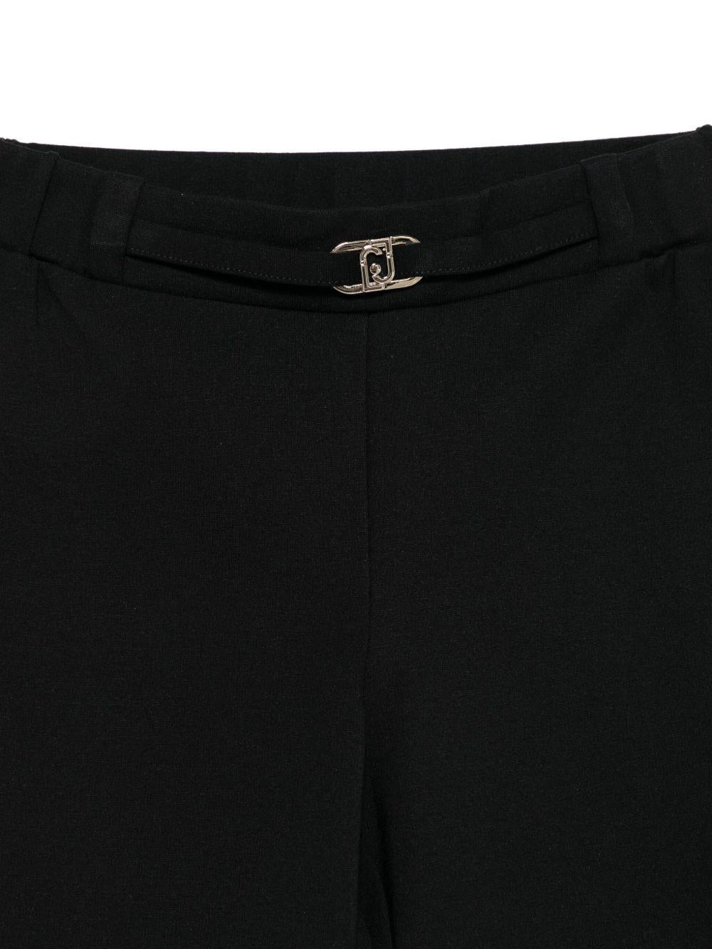 Pantalone nero per bambina KF5039J4882 22222 Liu Jo 