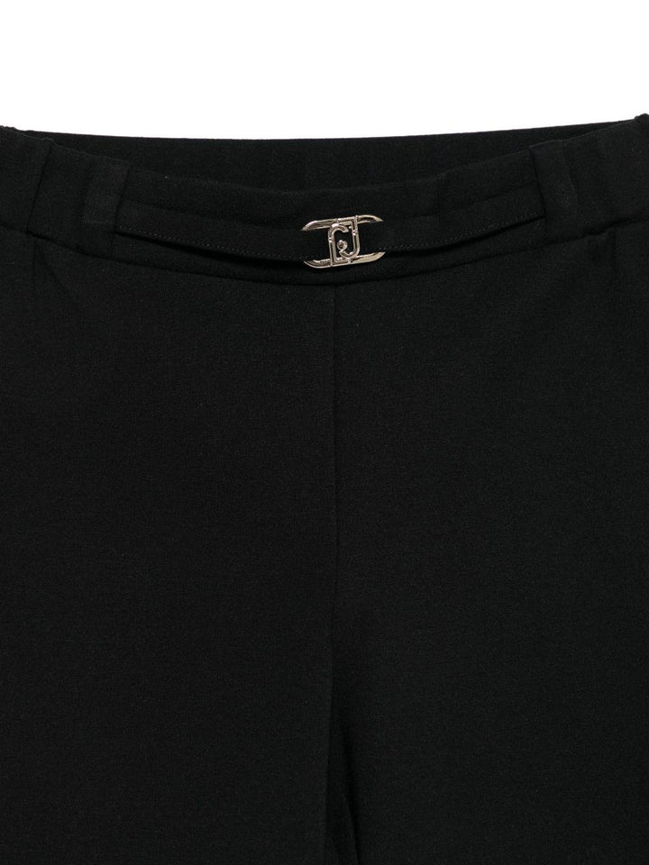 Pantalone nero per bambina KF5039J4882 22222 Liu Jo 