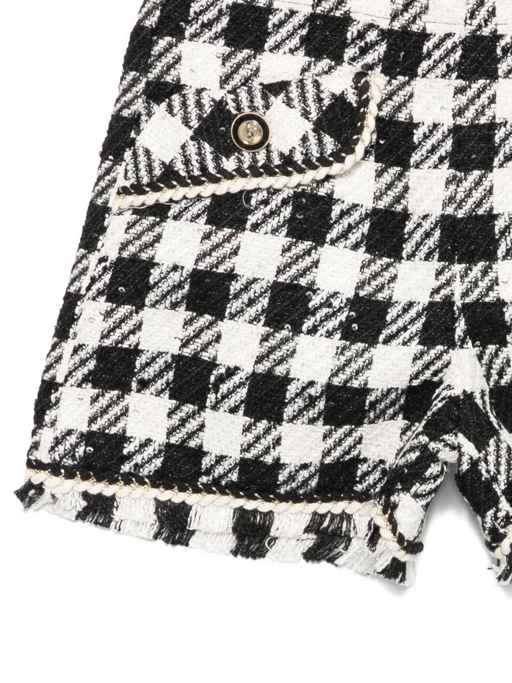 Bermuda nera/bianca per bambina 5716 008 Abel & Lula 