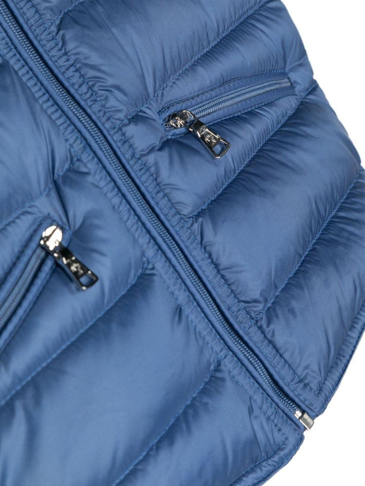 Blue Gui vest for boys with logo