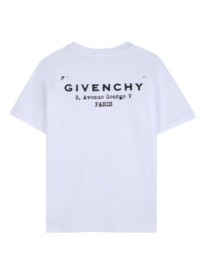 T-shirt bianca per bambino H31075 10P Givenchy Kids 