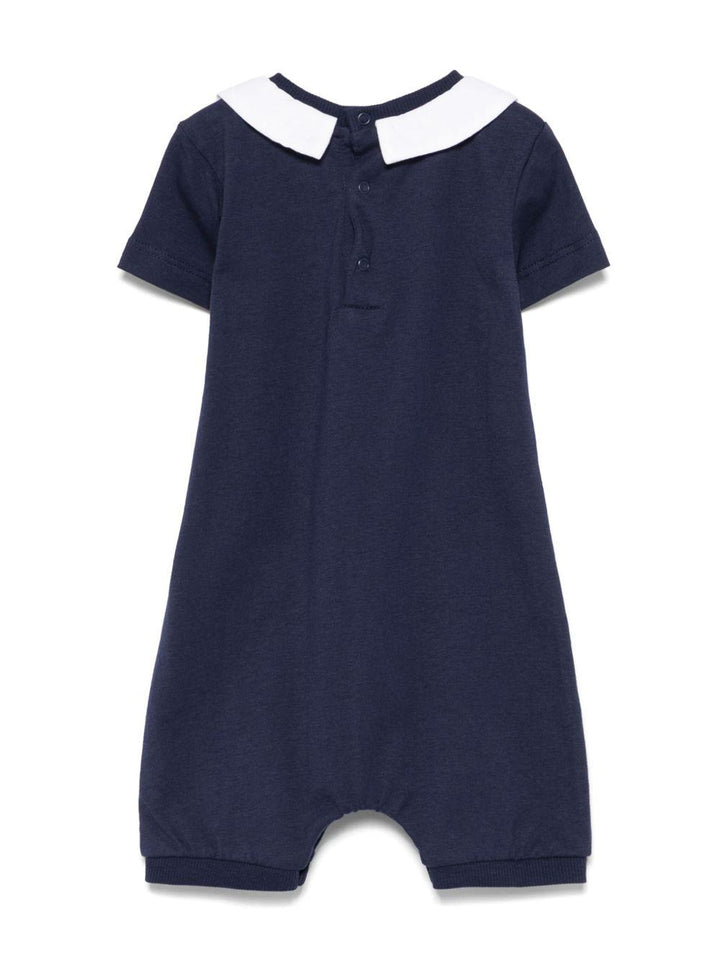 Tutina blu oxford per neonato