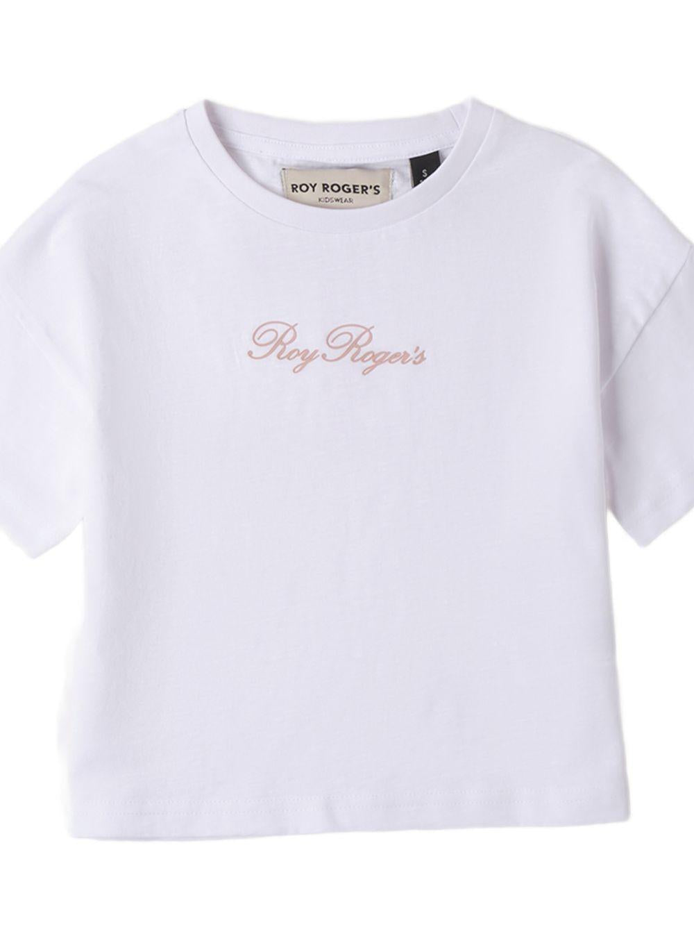 T-shirt bianca per bambina 17400 0113 Roy Rogers Kids 