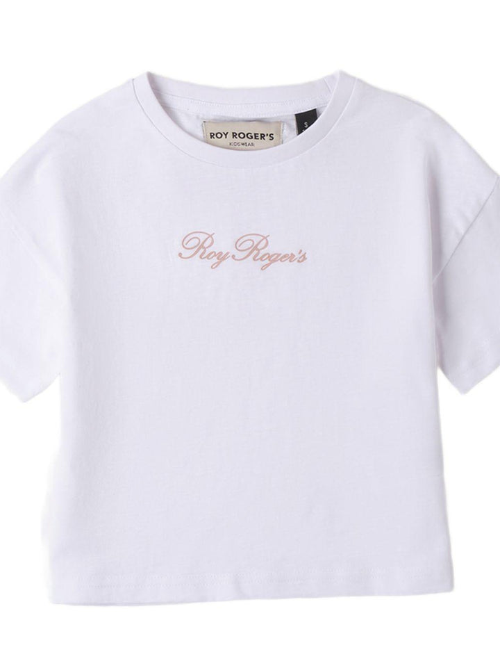 T-shirt bianca per bambina 17400 0113 Roy Rogers Kids 