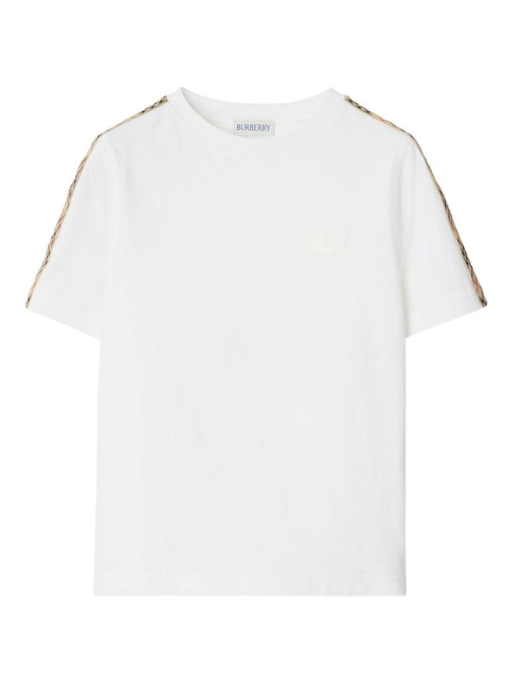T-shirt bianca per bambino 8108049 A1464 Burberry Kids 