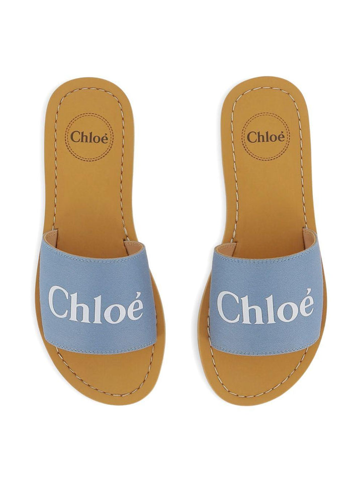 Ciabatta azzurra per bambina C20881 821 Chloe 