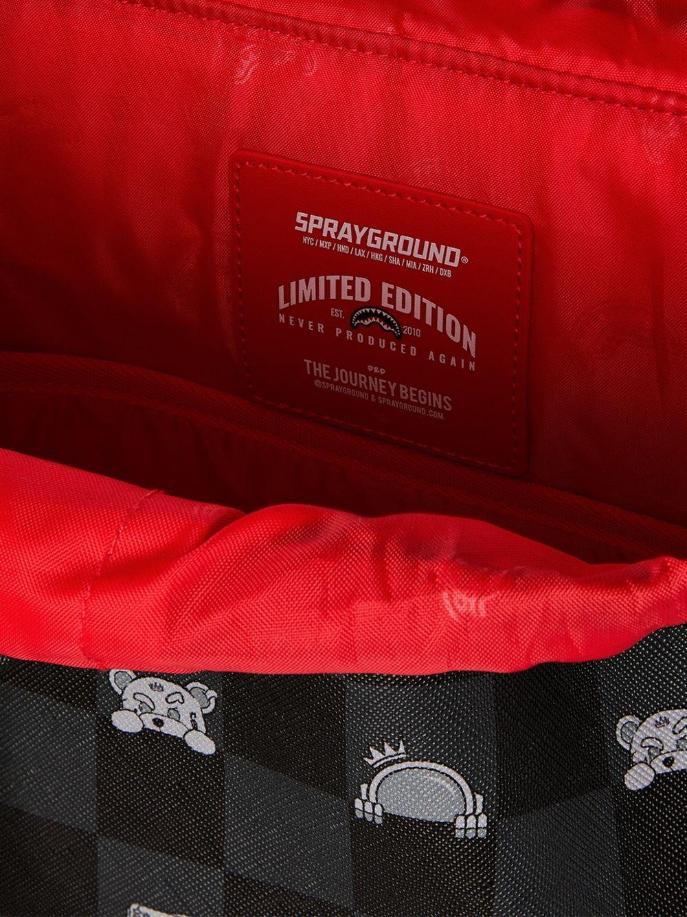 Zaino nero/grigio per bambino 910B8909 NSZ Sprayground Kid 