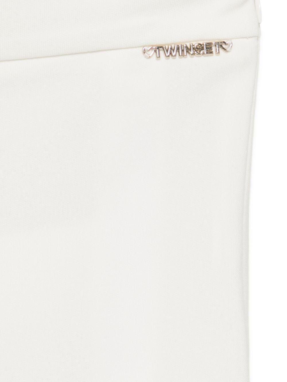 Pantalone bianco per bambina 261GJ2Q56 00526 Twin Set 