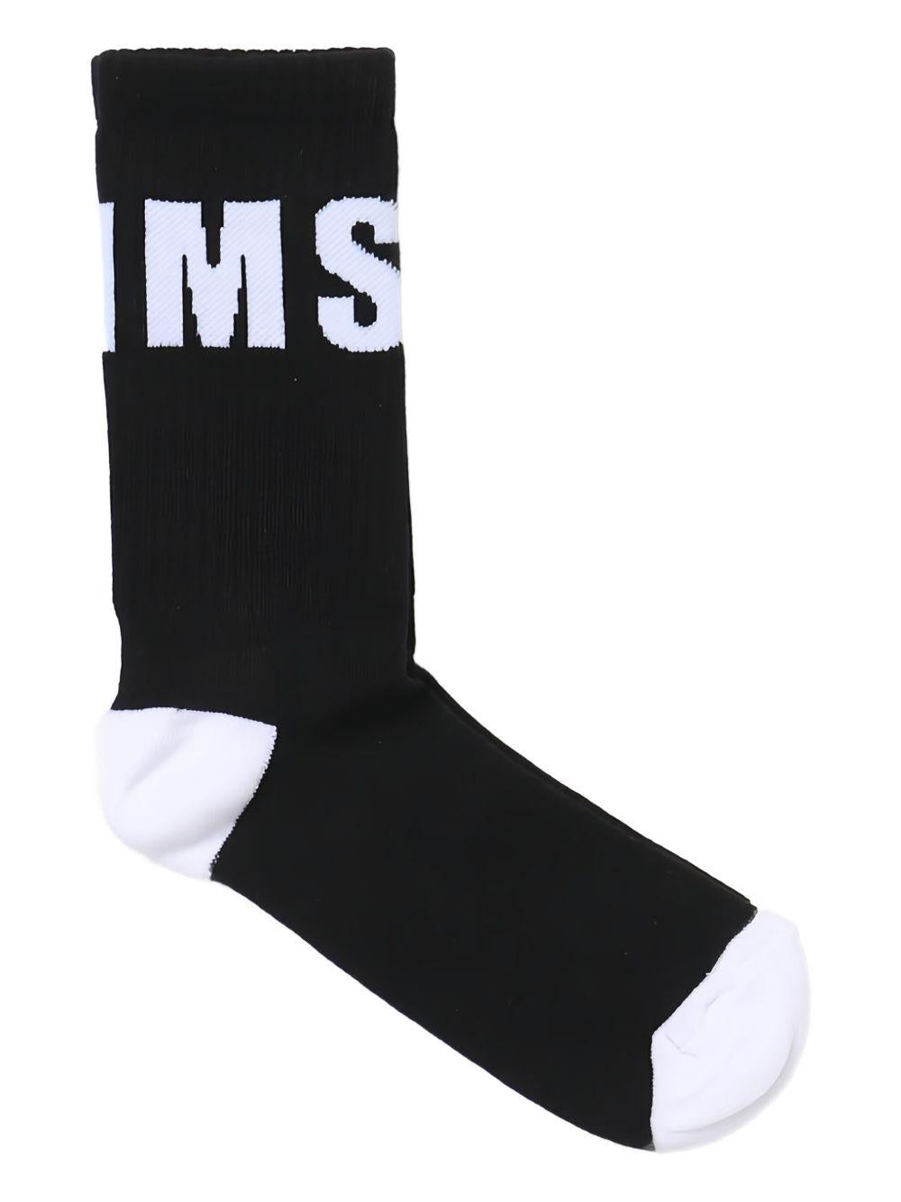 Calze nere per bambino S4MSJUSO041 110 Msgm Kids 