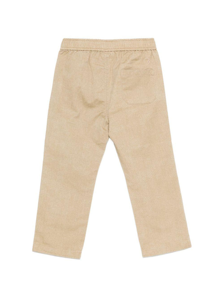 Pantalone beige per bambino TIP26062PAK BRO Trussardi Kids 