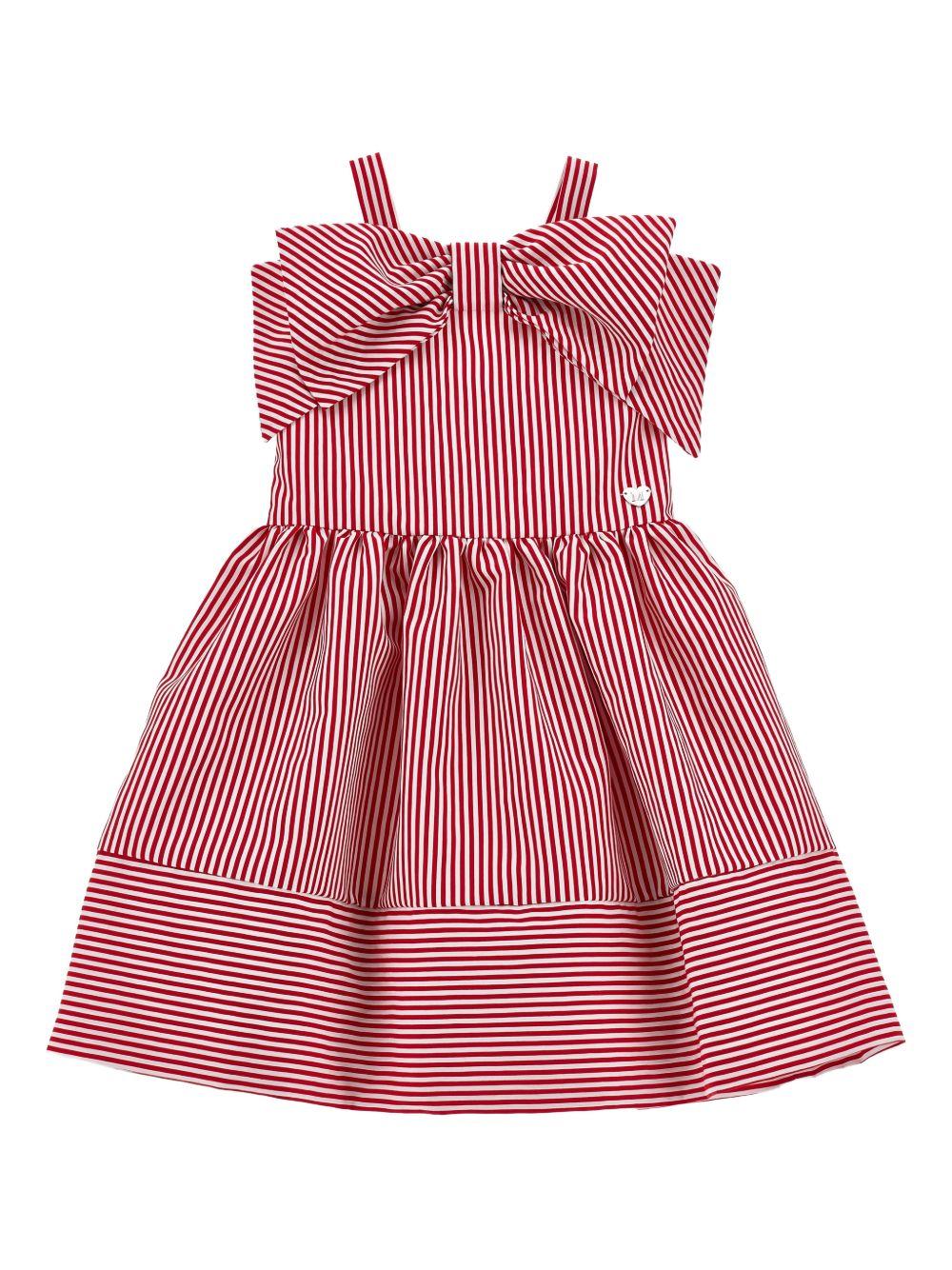 Abito rosso per bambina 11G9147315 9944 Monnalisa Kids 