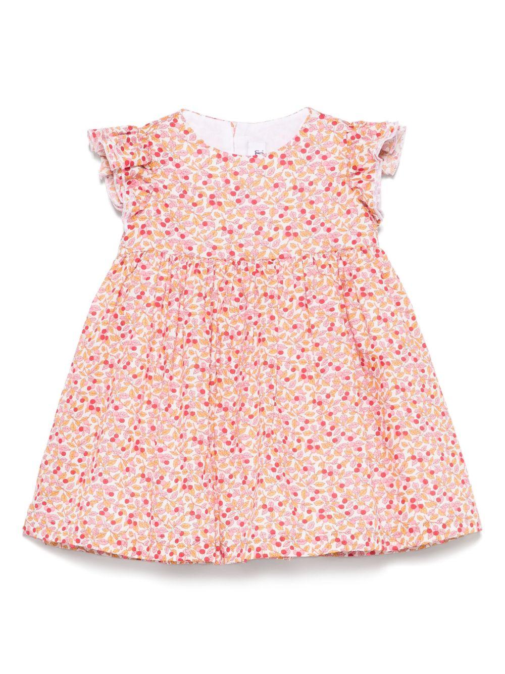 Abito rosa per neonata P25VM791C4139K 249 Il Gufo 