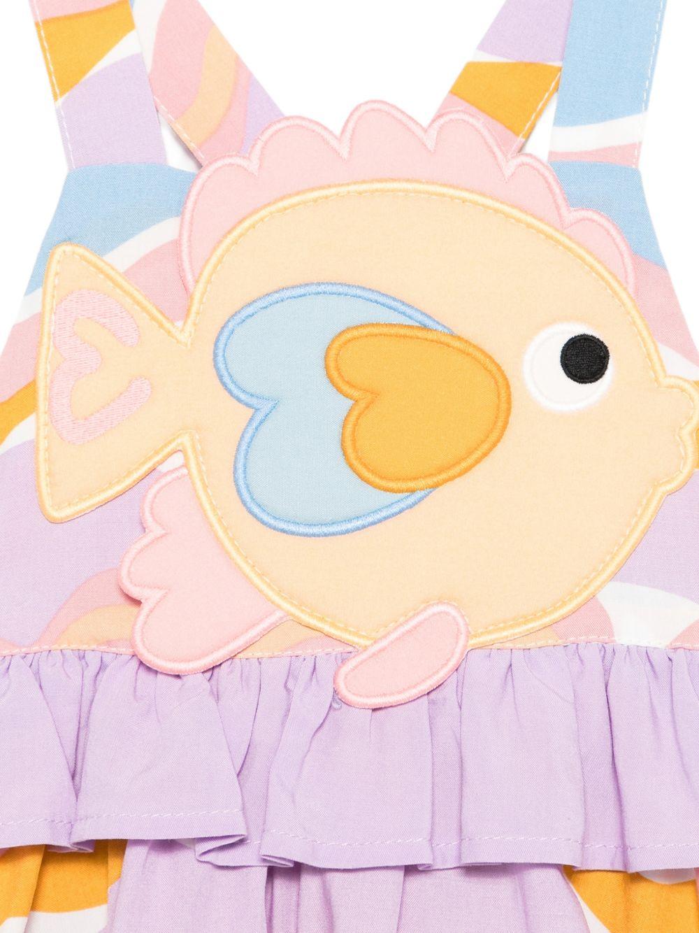 Abito multicolore per neonata TY1092Z3442 999MC Stella McCartney Kids 